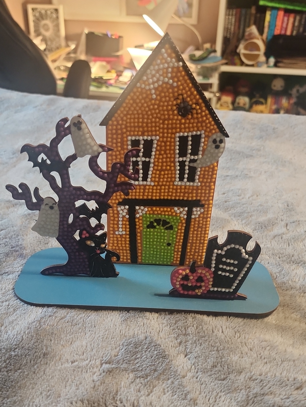 Diamond Art - Spooky House (Completed & Sealed)